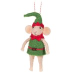 ABBOTT ABBOTT Elf Mouse Ornament