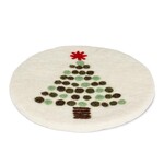 ABBOTT ABBOTT Dotted Tree Trivet - White/Grn