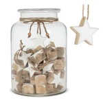 ABBOTT ABBOTT Tree Ornament in Jar 60 pc - Thick Star