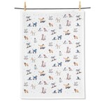 ABBOTT ABBOTT Winter Sports Dog Tea Towel