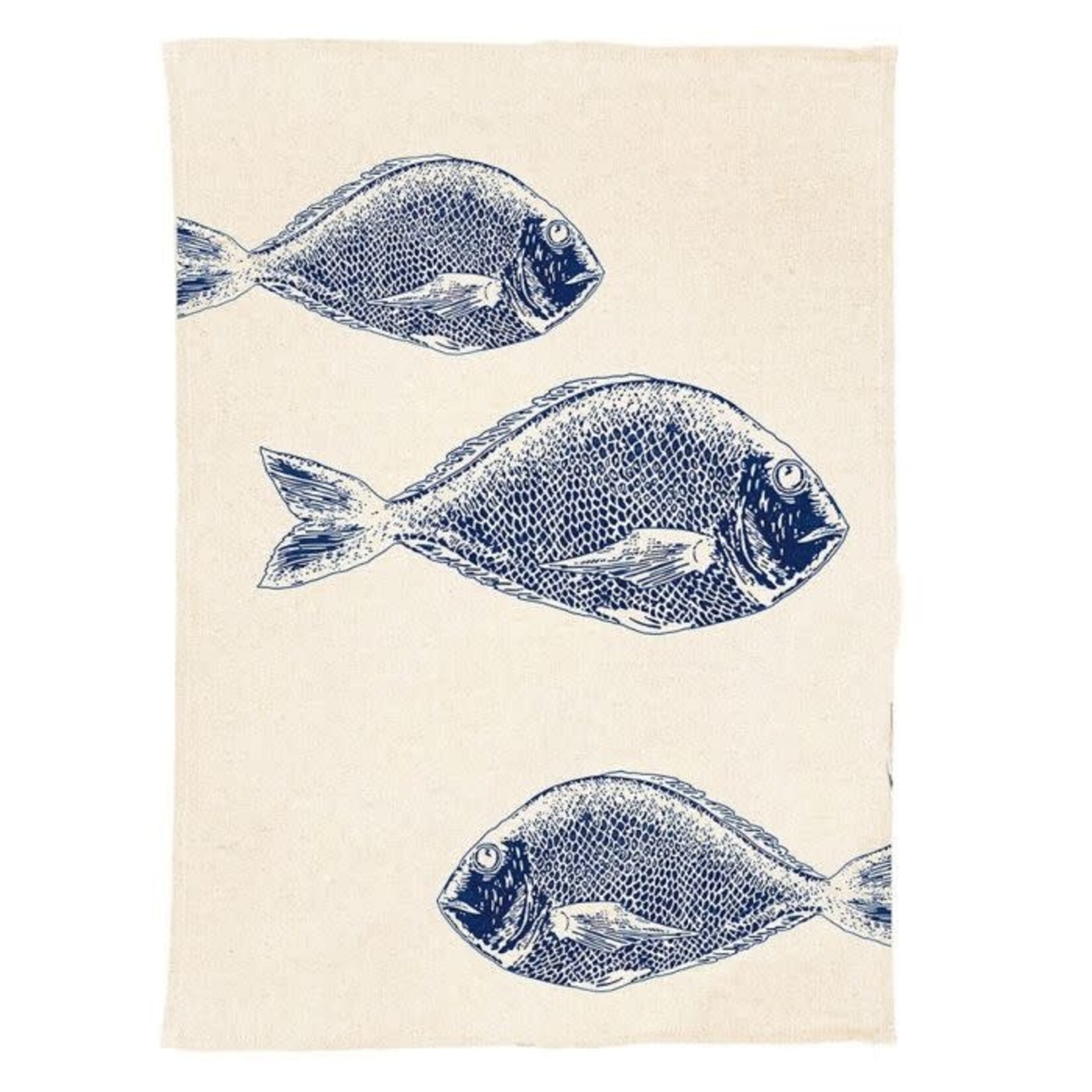 SELBRAE HOUSE SELBRAE HOUSE Linen Tea Towel - Fish Repeat