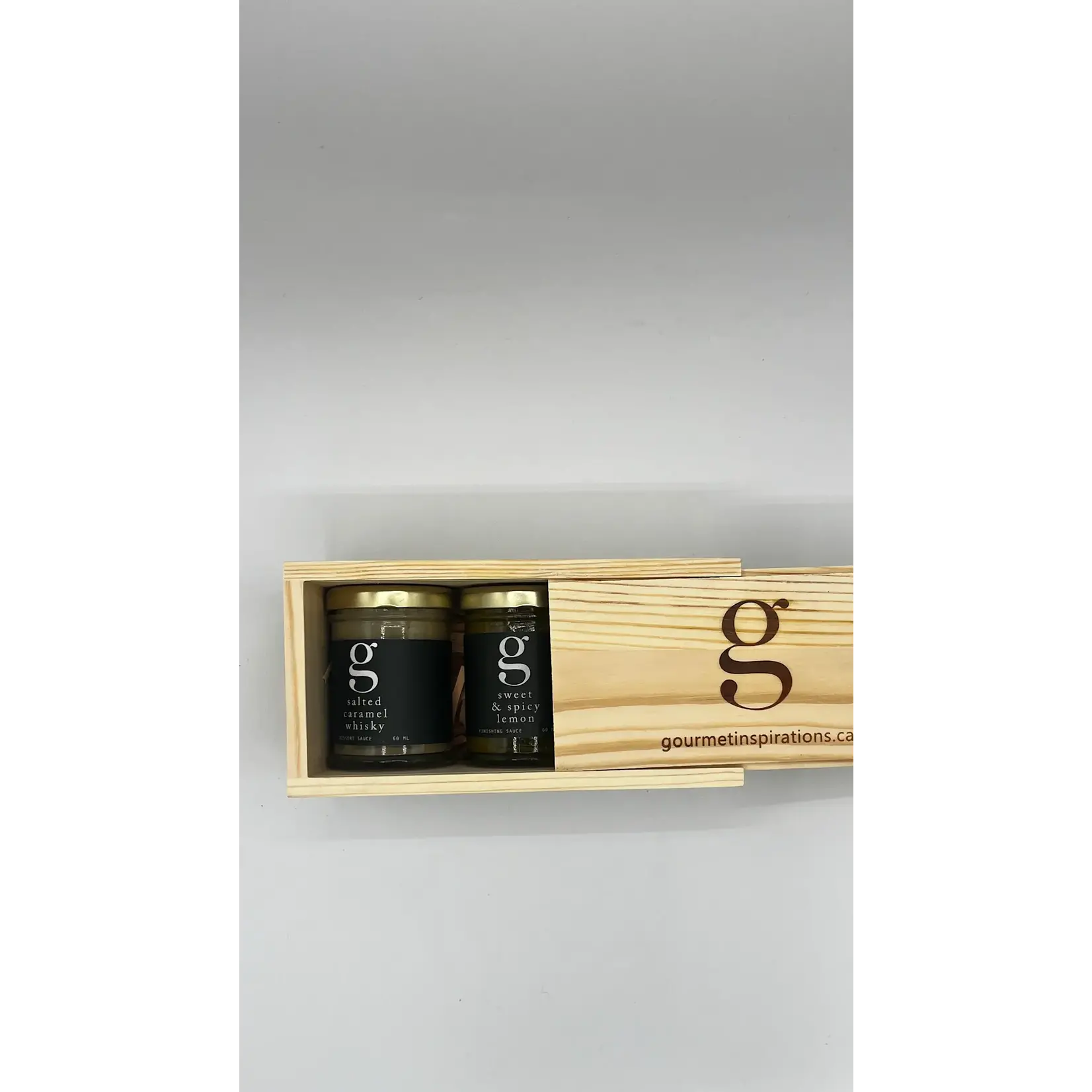 GOURMET INSPRATIONS GOURMET INSPIRATIONS Gourmet Sampler Wooden Gift Box