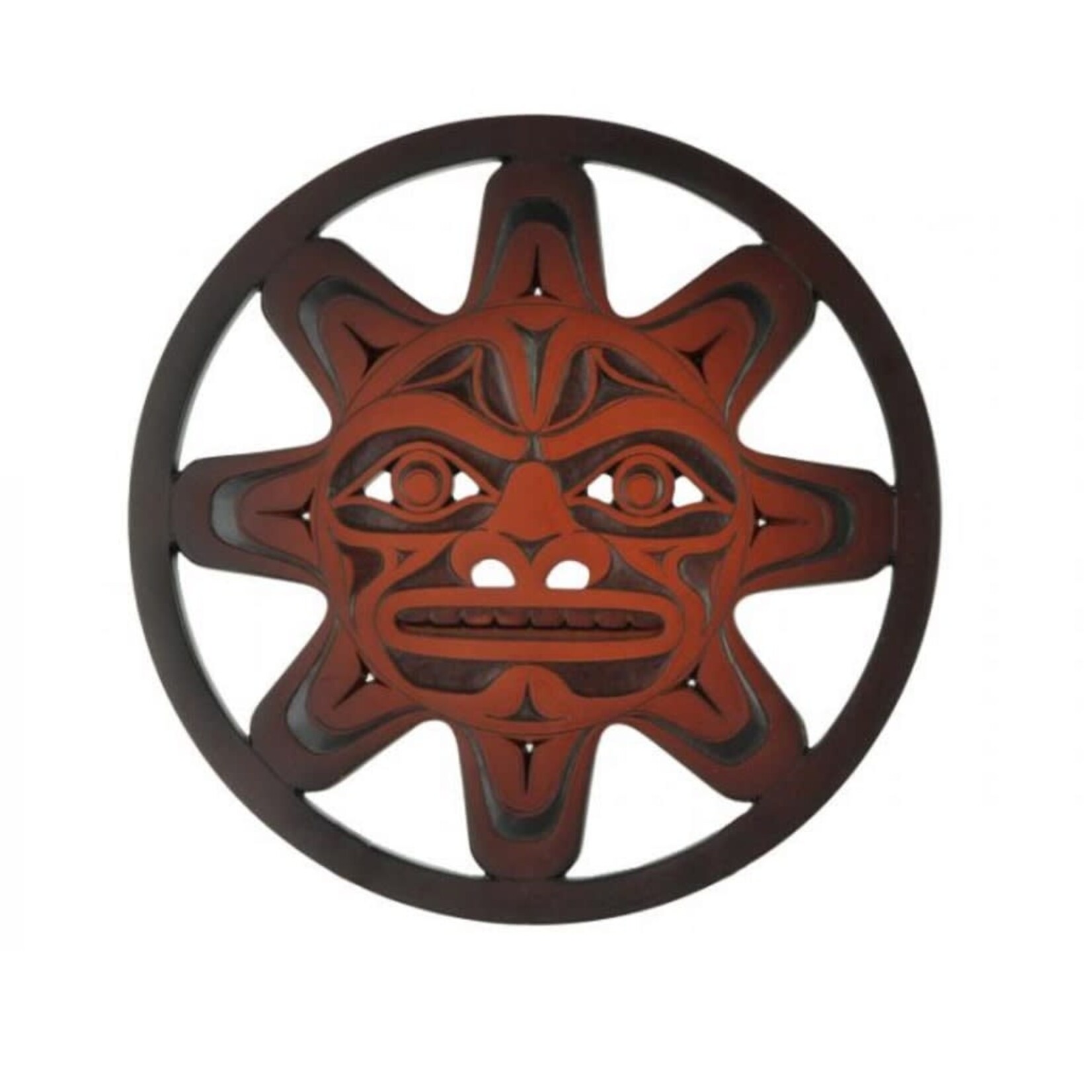 PANABO Sun Mask Trivet - Rosewood