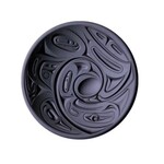 PANABO CORRINE HUNT Eagle Orca Round Platter - Small