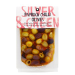 SILVER & GREEN Paprika Chilli Mixed Olives (Pitted) 220g