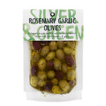 SILVER & GREEN Rosemary Garlic Mixed Olives (Whole) 220g