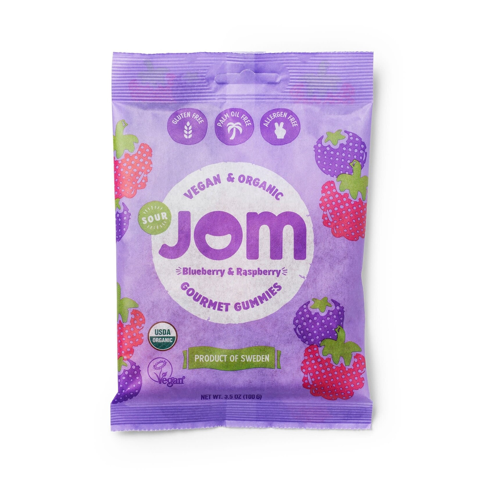 JOM JOM Blueberry & Raspberry Gummies 100g