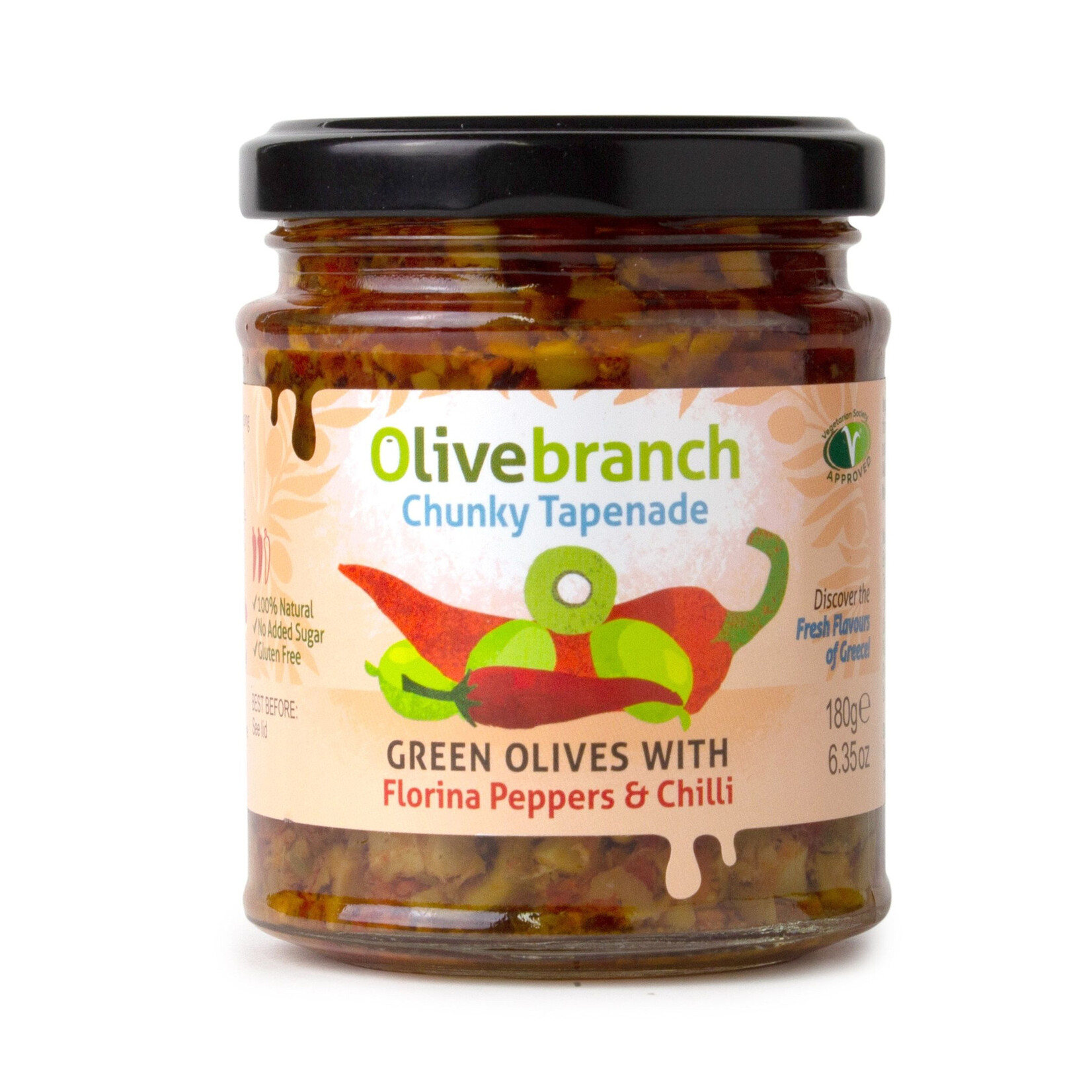 OLIVE BRANCH OLIVE BRANCH Florina Peppers & Chilli Tapenade 230g
