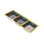 PREPARA PREPARA Taco 3-Section Tray - Yellow