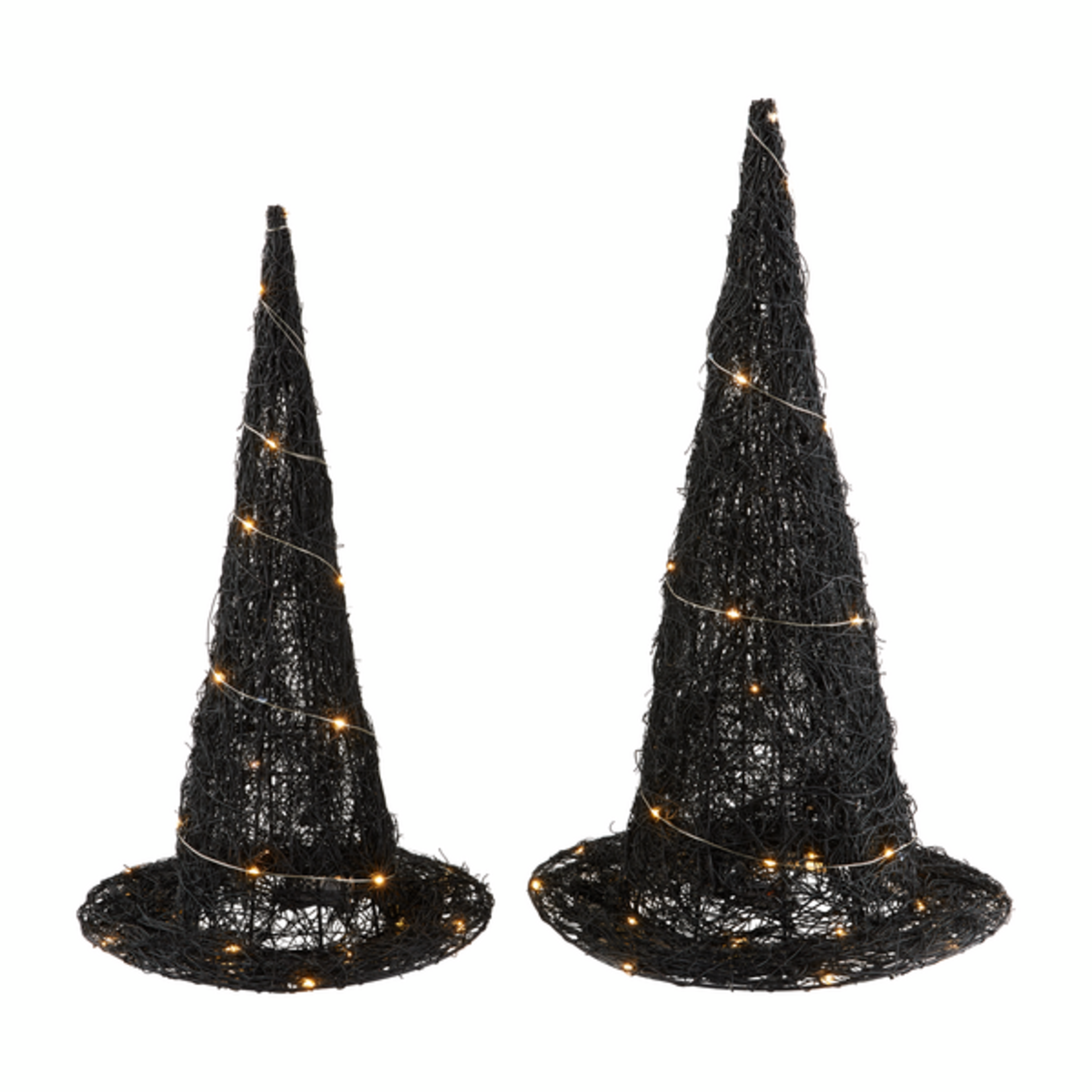 MUD PIE MUD PIE Woven LED Witch Hat - Large