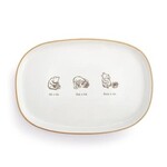 DEMDACO DEMDACO Ceramic Oval Platter - Sit A Bit