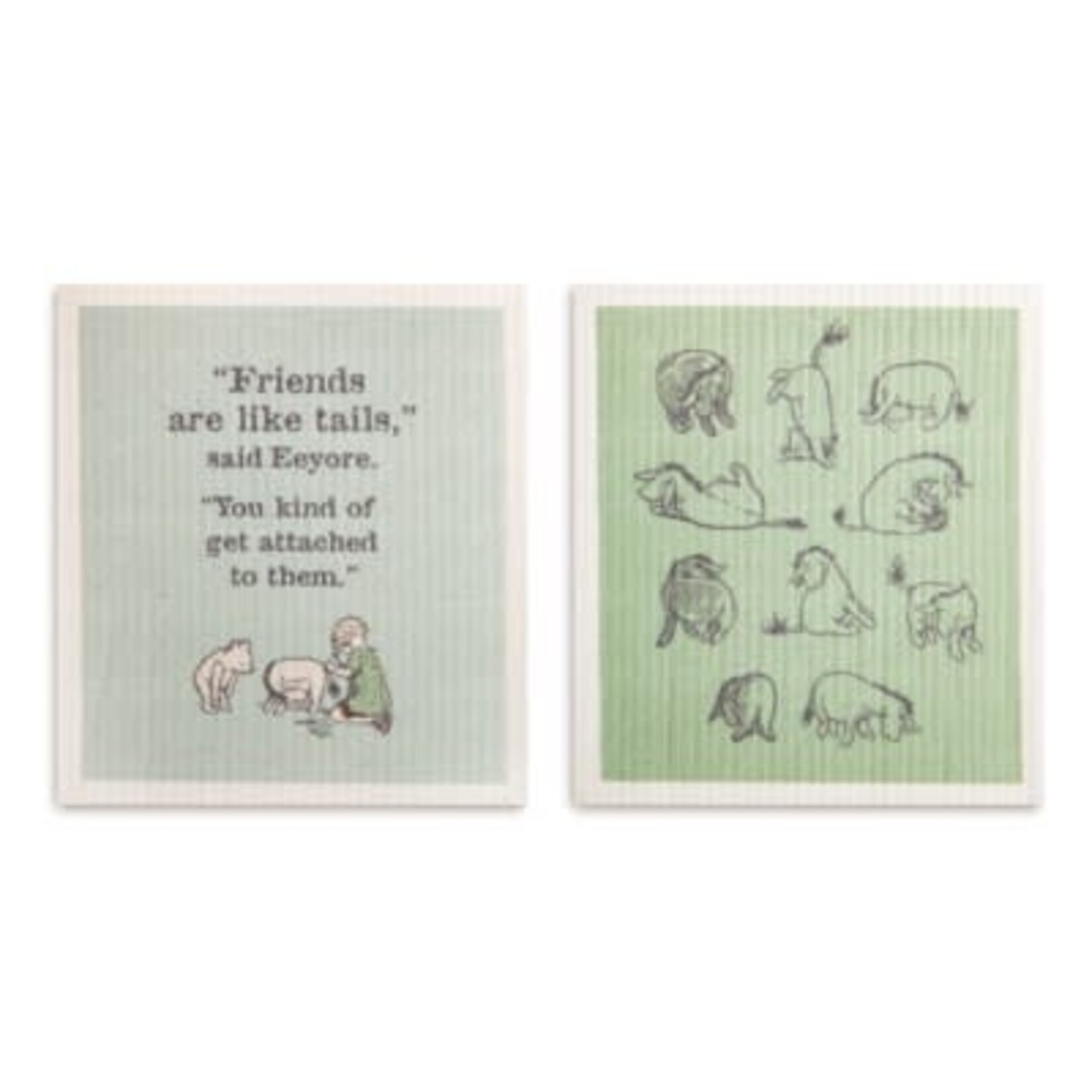 DEMDACO DEMDACO Winnie the Pooh Dish Cloth S/2 - Eeyore