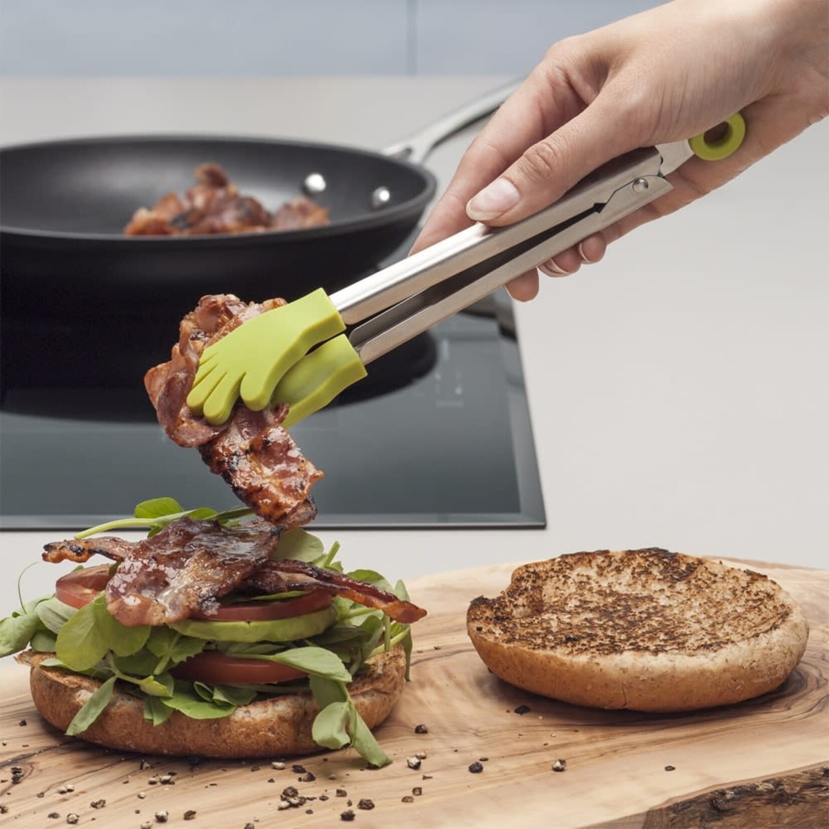 ZEAL ZEAL Silicone Handy Tong 7" Assorted