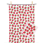 ABBOTT ABBOTT Tea Towel & Dish Cloth Set-Strawberries