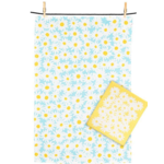 ABBOTT ABBOTT Tea Towel & Dish Cloth Set - Daisies
