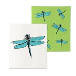 ABBOTT ABBOTT Swedish Dishcloth S/2 - Dragonflies