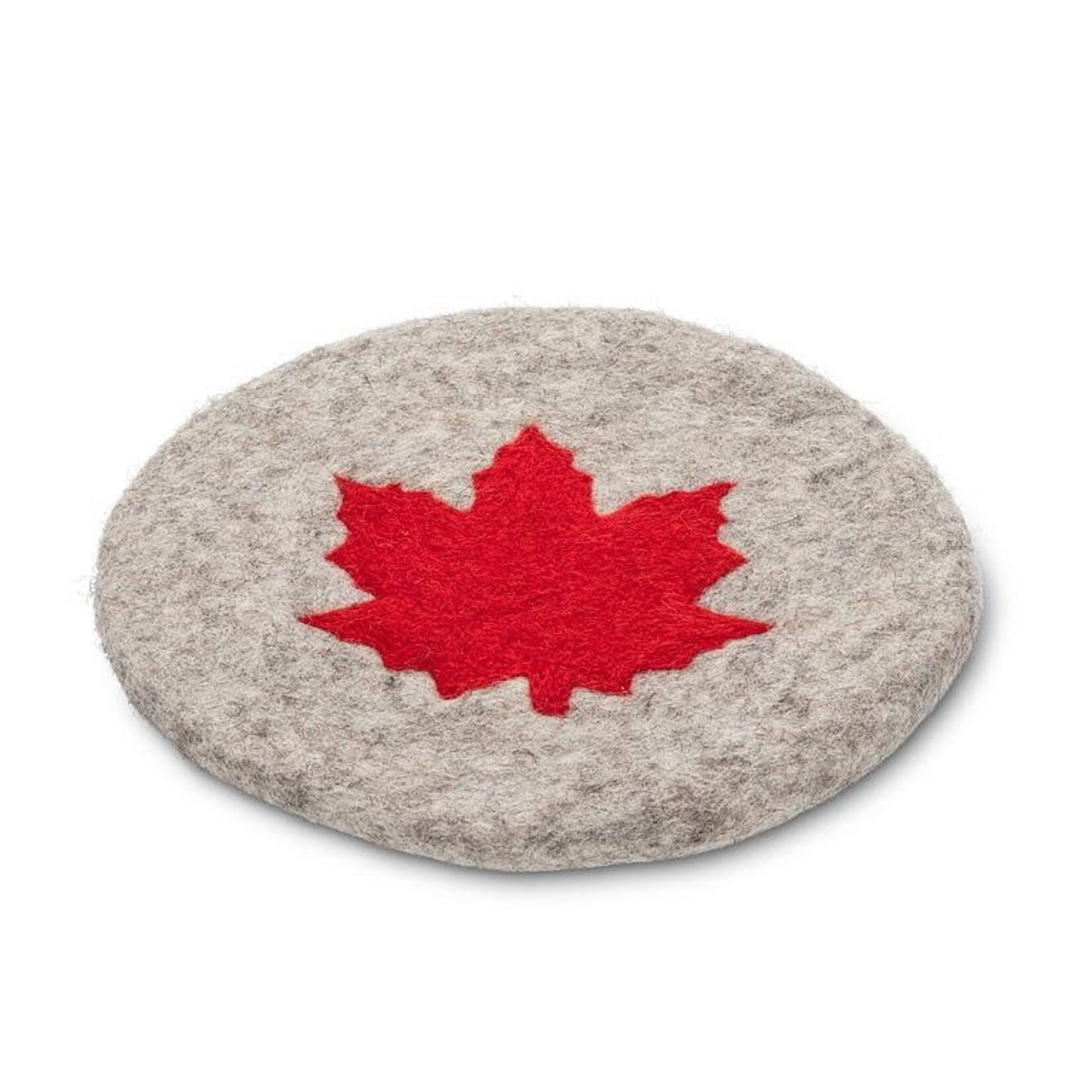 ABBOTT ABBOTT Maple Leaf Trivet - Grey/Red