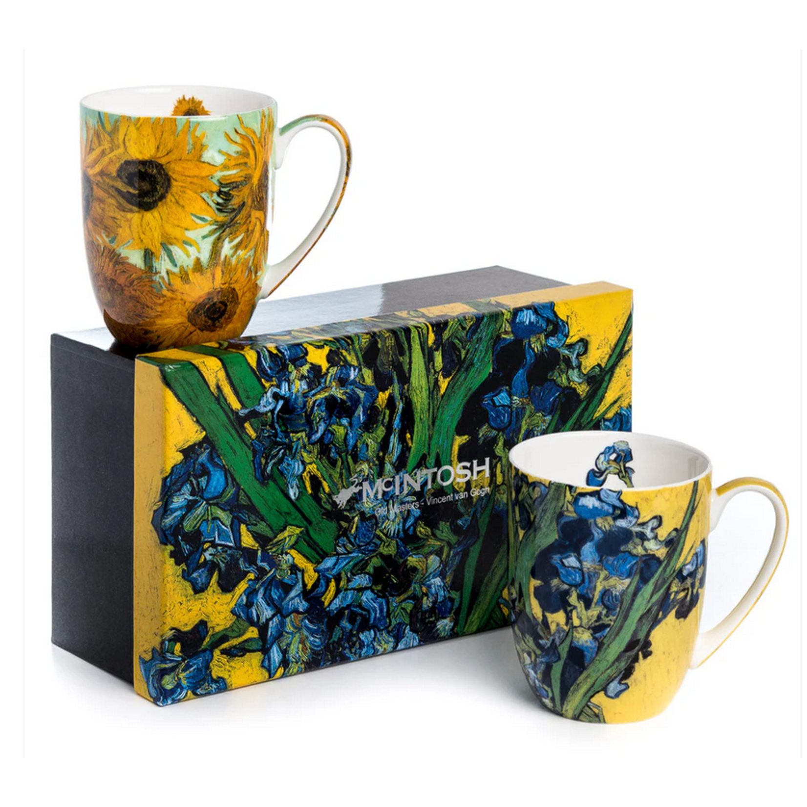 MCINTOSH MCINTOSH Van Gogh Flowers Mugs S/2