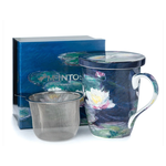 MCINTOSH MCINTOSH Monet Water Lilies Tea Mug with Lid