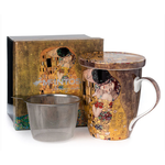 MCINTOSH MCINTOSH Klimt The Kiss Tea Mug with Lid