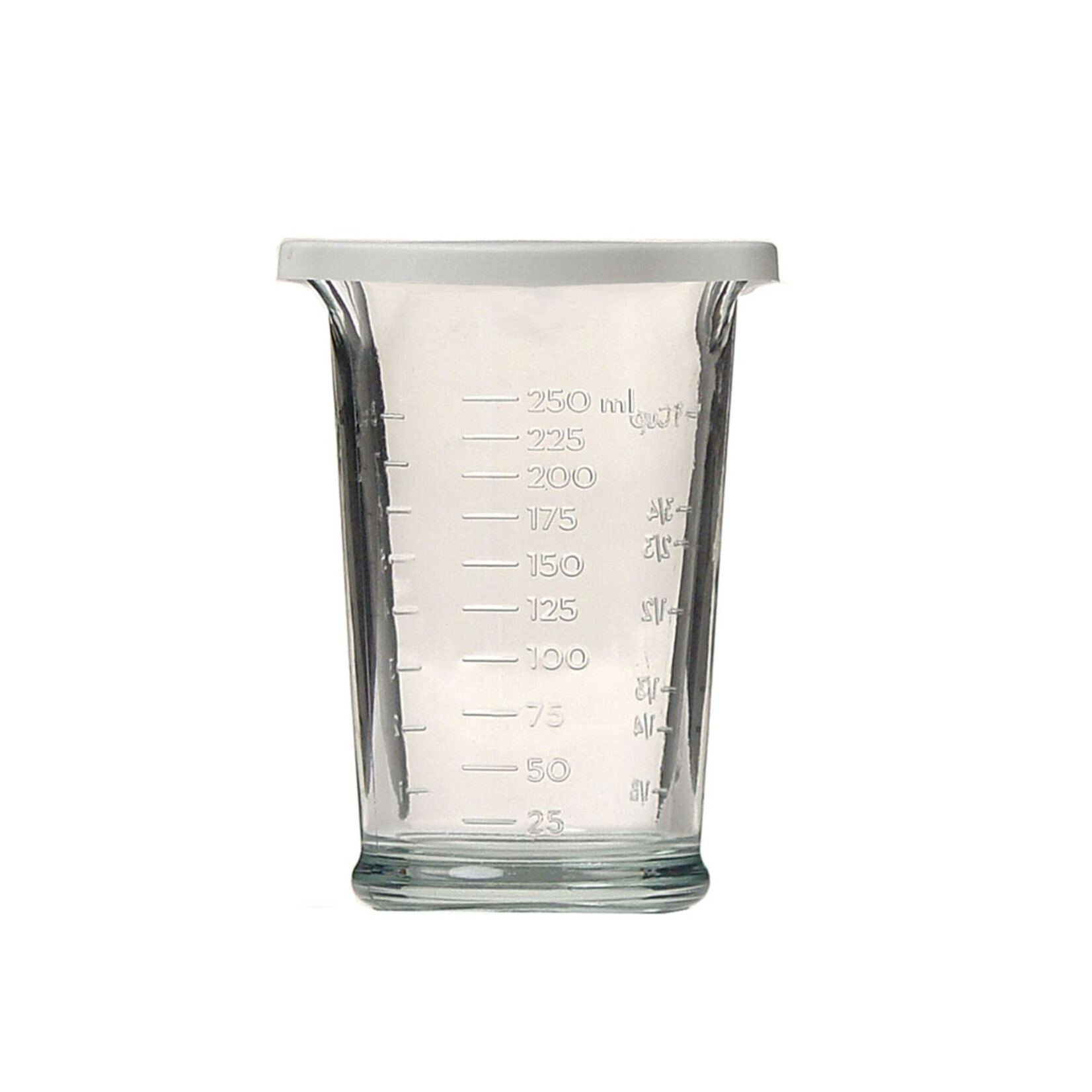 ANCHOR ANCHOR Fire-King Triple Pour Measuring Glass w/Lid- 8oz