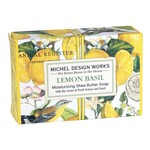 MICHEL DESIGN WORKS MICHEL DESIGN Boxed Soap 4.5oz - Lemon Basil DISC