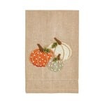 MUD PIE MUD PIE French Knot Tea Towel Stacked Pumpkins