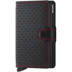 SECRID SECRID Miniwallet Perforated - Black-Red
