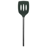 TOVOLO TOVOLO Silicone Slotted Turner w/ SS Handle - Charcoal