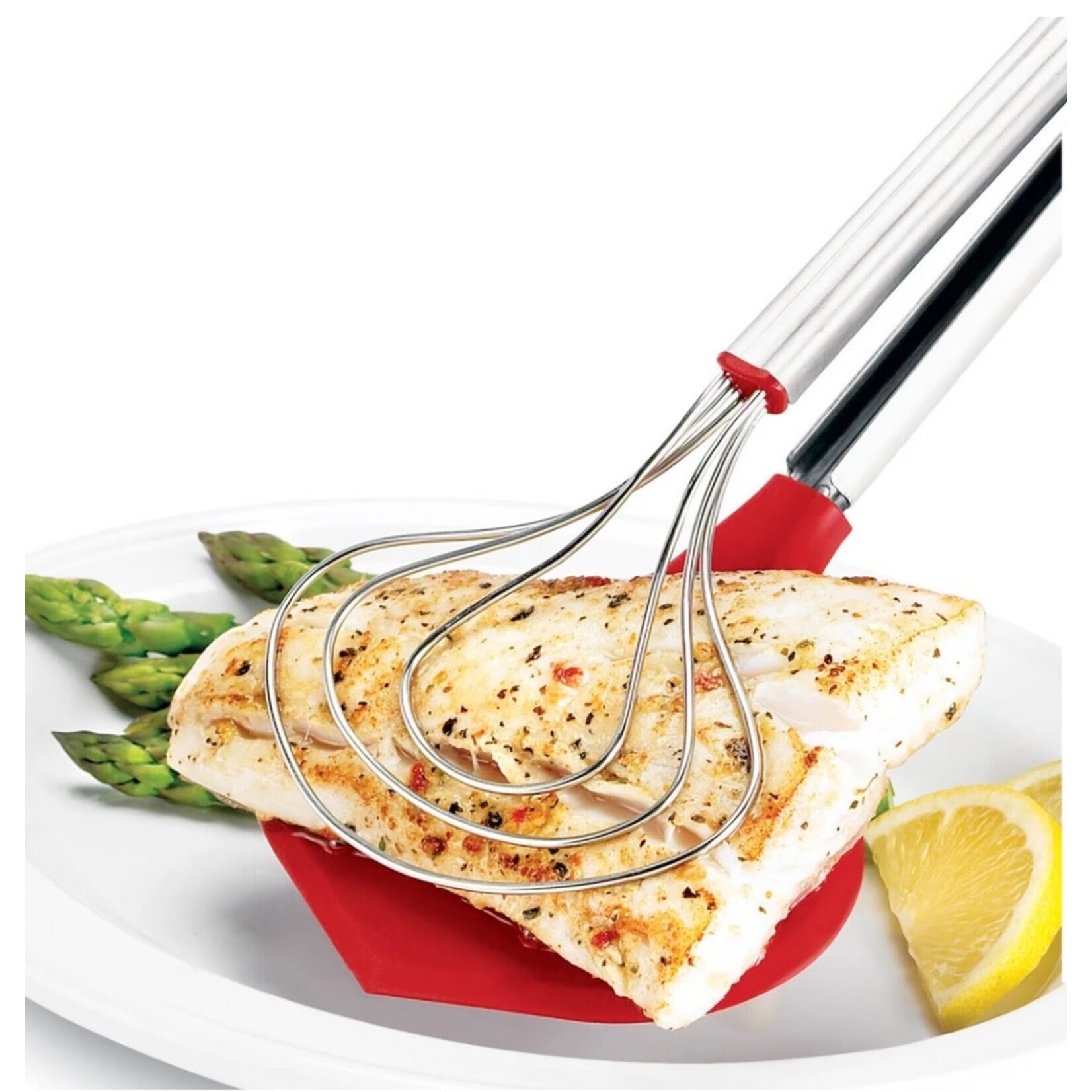 CUISIPRO CUISIPRO Fish Tongs 14.5" - Red