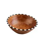 MUD PIE MUD PIE Checkered Bowl  Small 11"