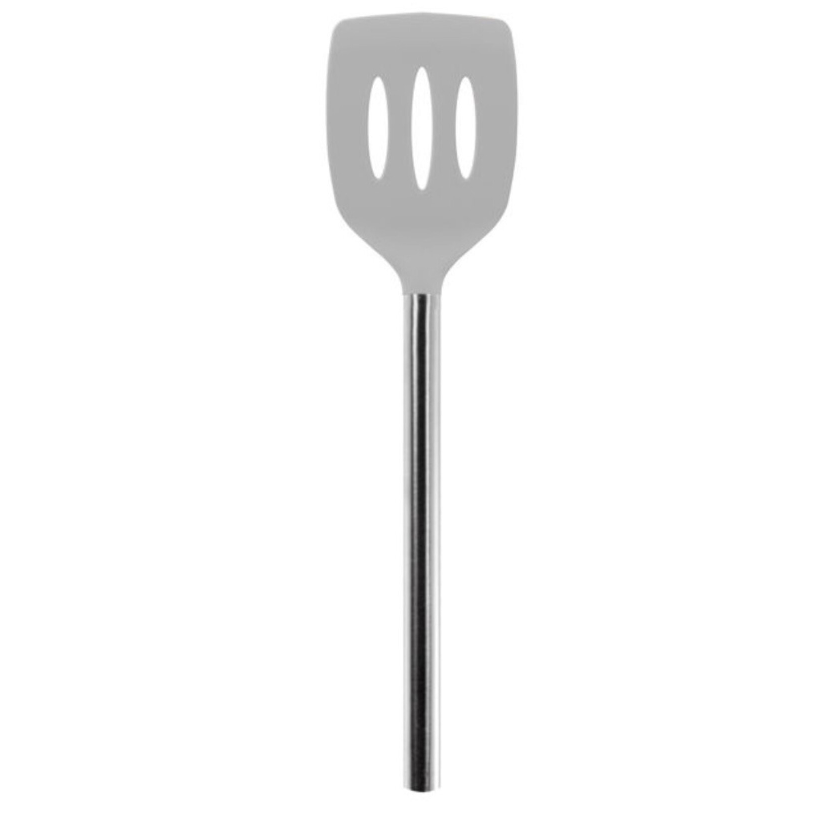 TOVOLO TOVOLO Silicone Slotted Turner w/ SS Handle - Oyster Grey