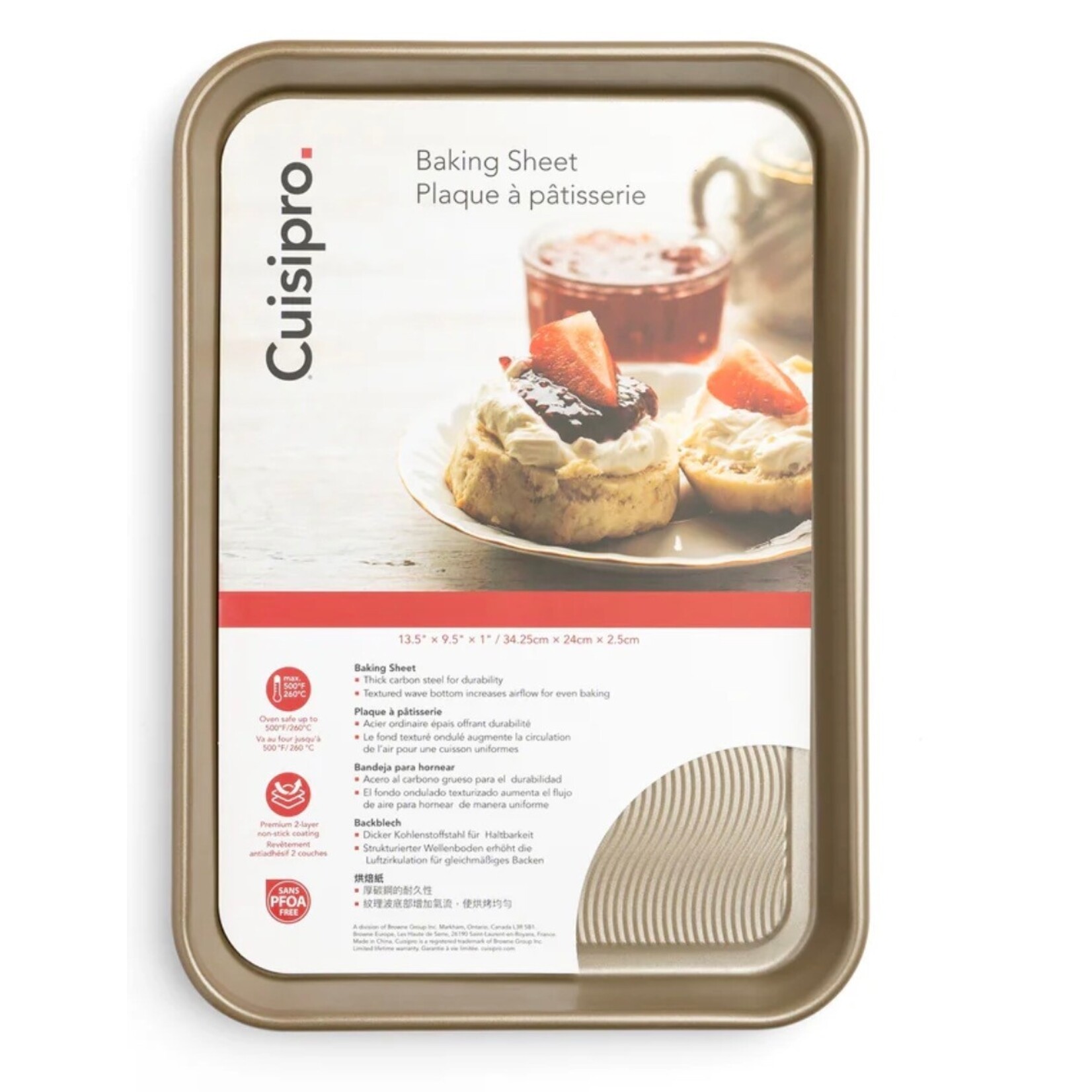 CUISIPRO CUISIPRO Baking Sheet - 13.5x9.5x1"