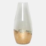 SAGEBROOK HOME SAGEBROOK HOME 15" GOLD DIPPED VASE