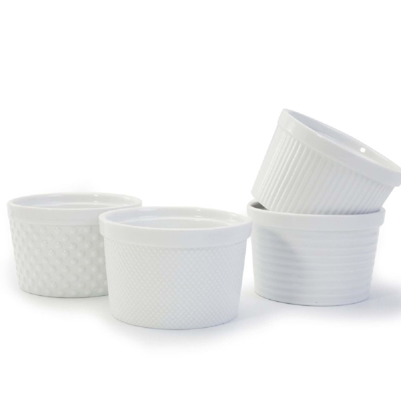 BIA Textured Ramekin Single 12oz - White