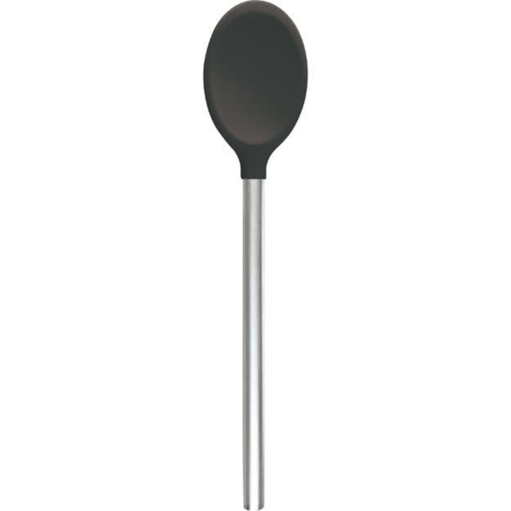 TOVOLO TOVOLO Silicone Mixing Spoon w/ SS Handle - Charcoal