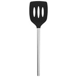 TOVOLO TOVOLO Silicone Slotted Turner w/ SS Handle - Black