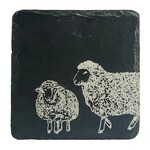 SELBRAE HOUSE SELBRAE HOUSE Single Slate Coaster - Sheep