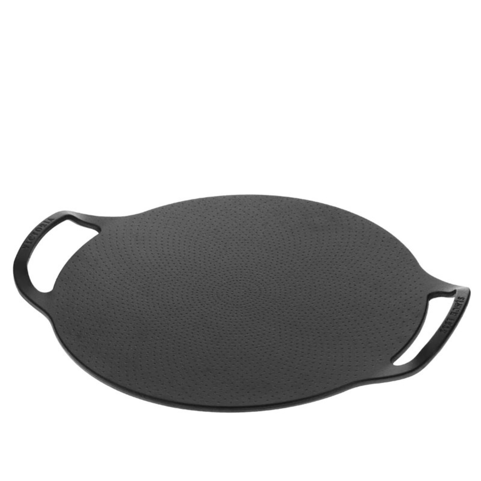 VICTORIA Cast Iron Pizza Pan 38cm