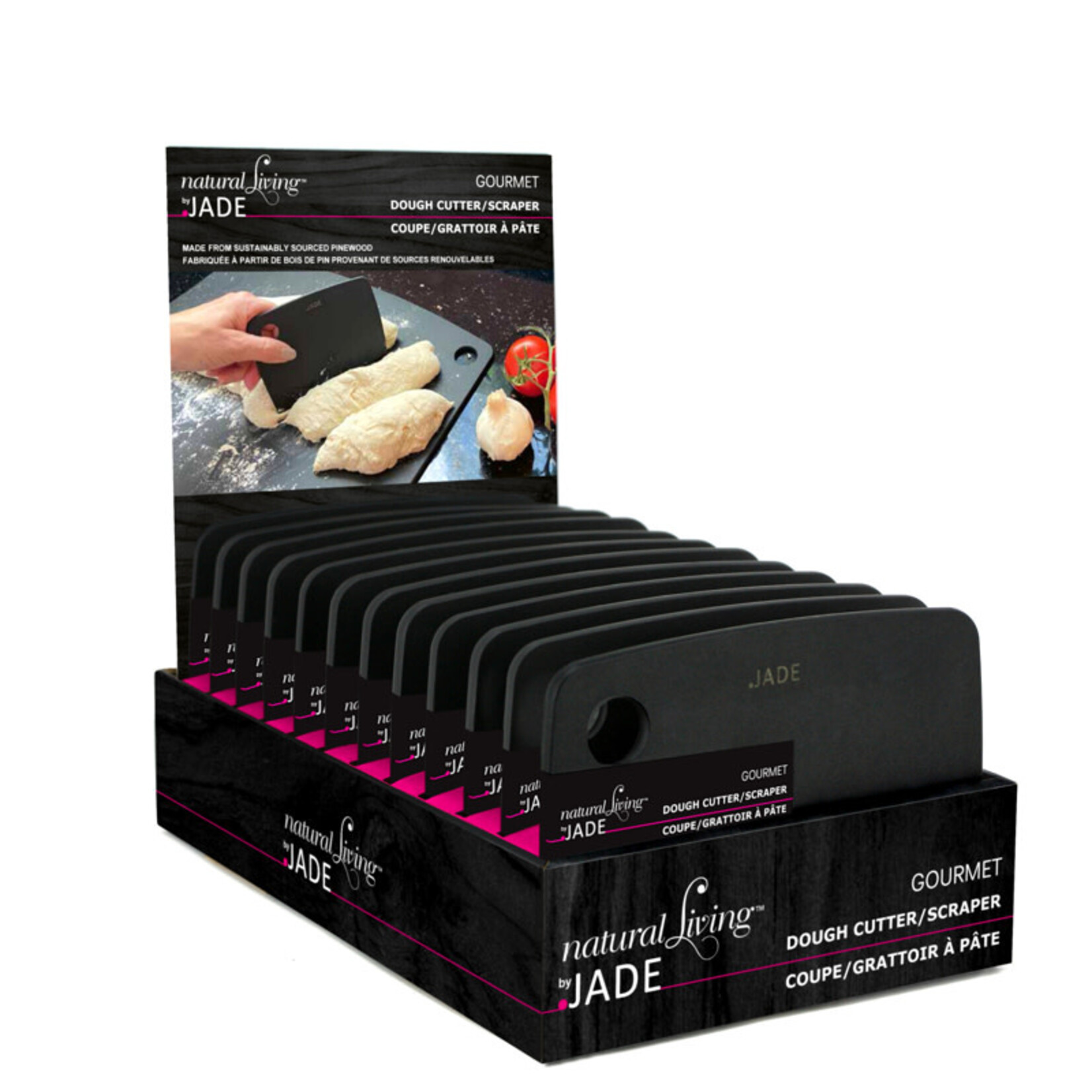 NATURAL LIVING NATURAL LIVING - JADE Gourmet Dough Cutter/Scraper