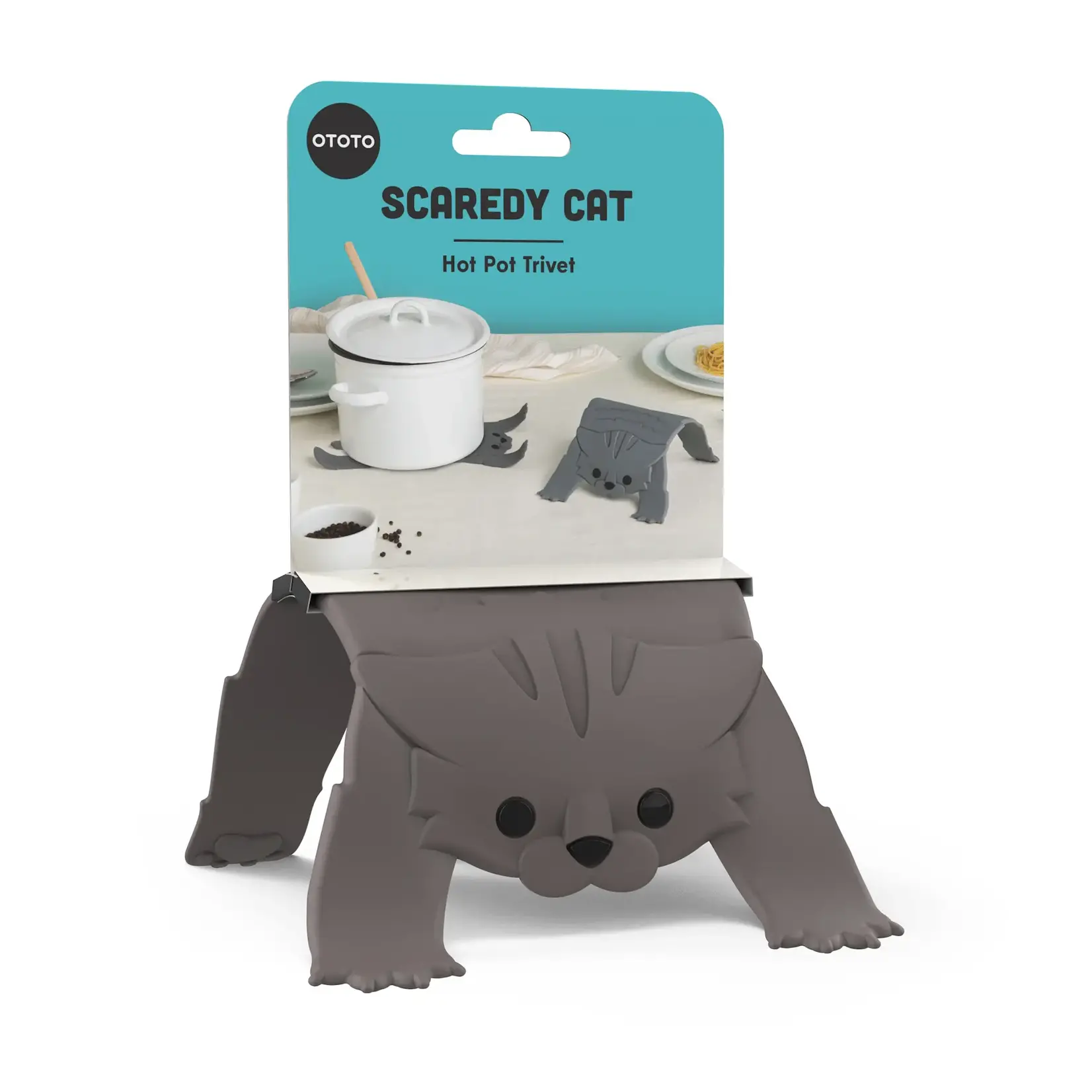 OTOTO Scaredy Cat Hot Pot Trivet