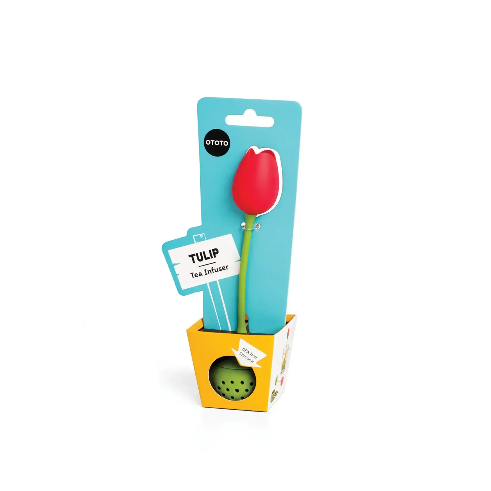 OTOTO Red Tulip Tea Infuser
