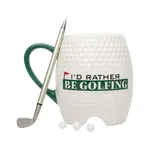 MAD MAN MAD MAN Rather Be Golfing Golf Mug