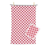 ABBOTT ABBOTT Tea Towel & Dish Cloth Set - Hearts