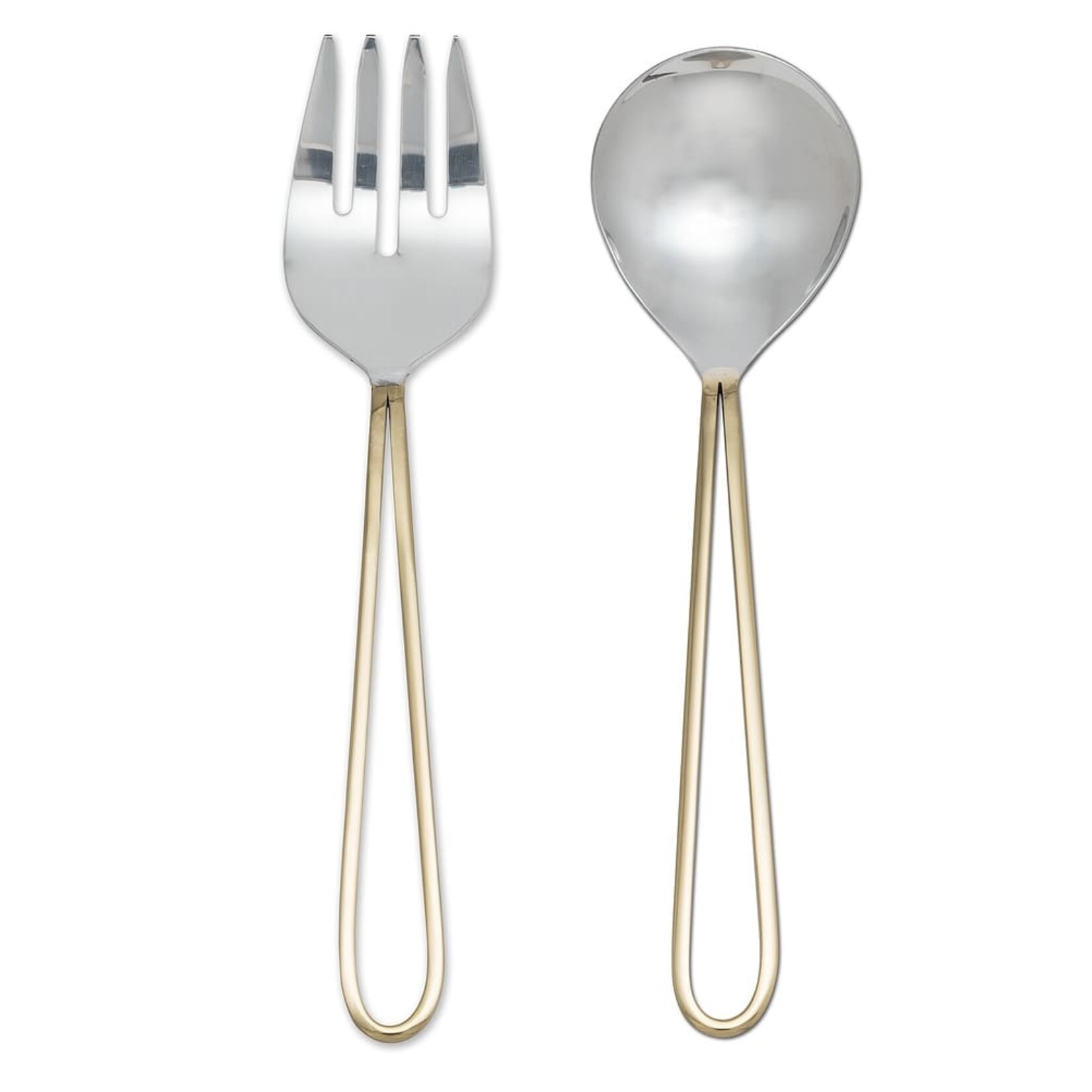 ABBOTT ABBOTT Loop Handle Salad Servers s/2