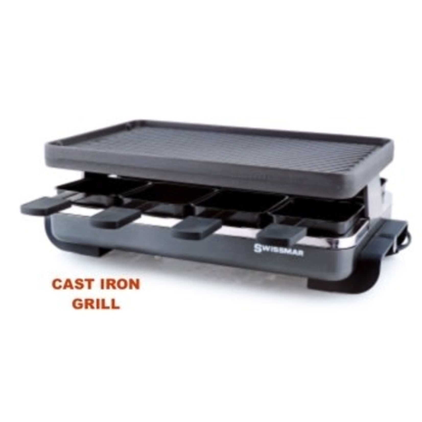 SWISSMAR SWISSMAR 8-Person Classic Raclette - Anthracite Cast Iron