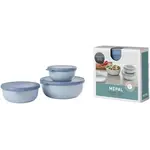MEPAL MEPAL Cirqula S/3  Shallow Round Bowl - Nordic Blue