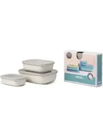 MEPAL MEPAL Cirqula S/3 Rectangular Shallow Bowl - White