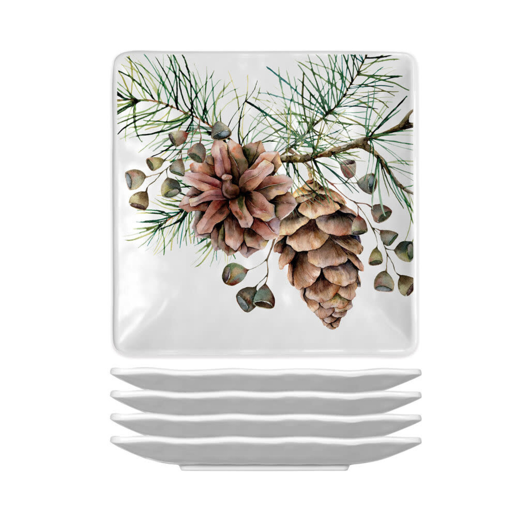 MICHEL DESIGN WORKS MICHEL DESIGN Canape Plates S/4 - White Spruce