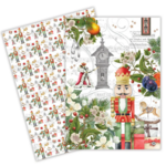 MICHEL DESIGN WORKS MICHEL DESIGN Holiday Tea Towel S/2 - Nutcracker Suite